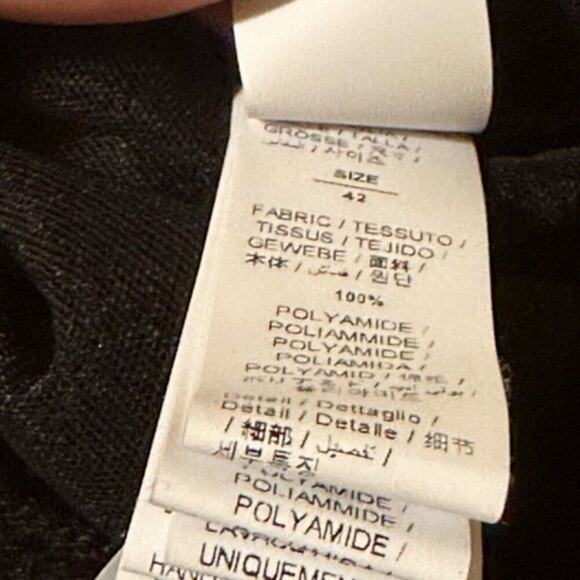 Off white lace crop top black M - Picture 8 of 8